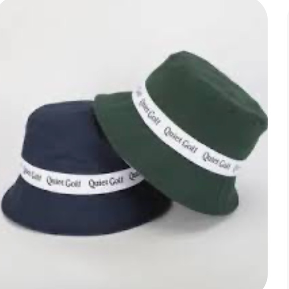 New MRPs $50 QUIET GOLF 
Logo Golf Bucket Hat - Navy - Picture 2 of 10